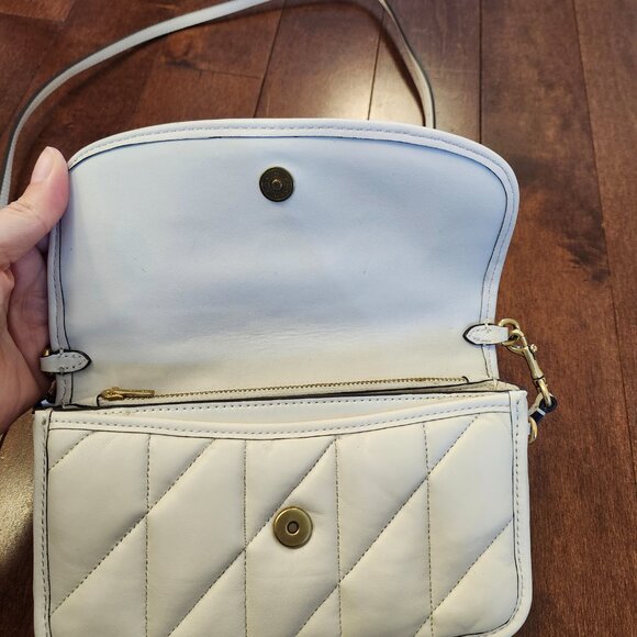 Coach Hayden quilted pillow chalk leather crossbody bag - Picture 8 of 15